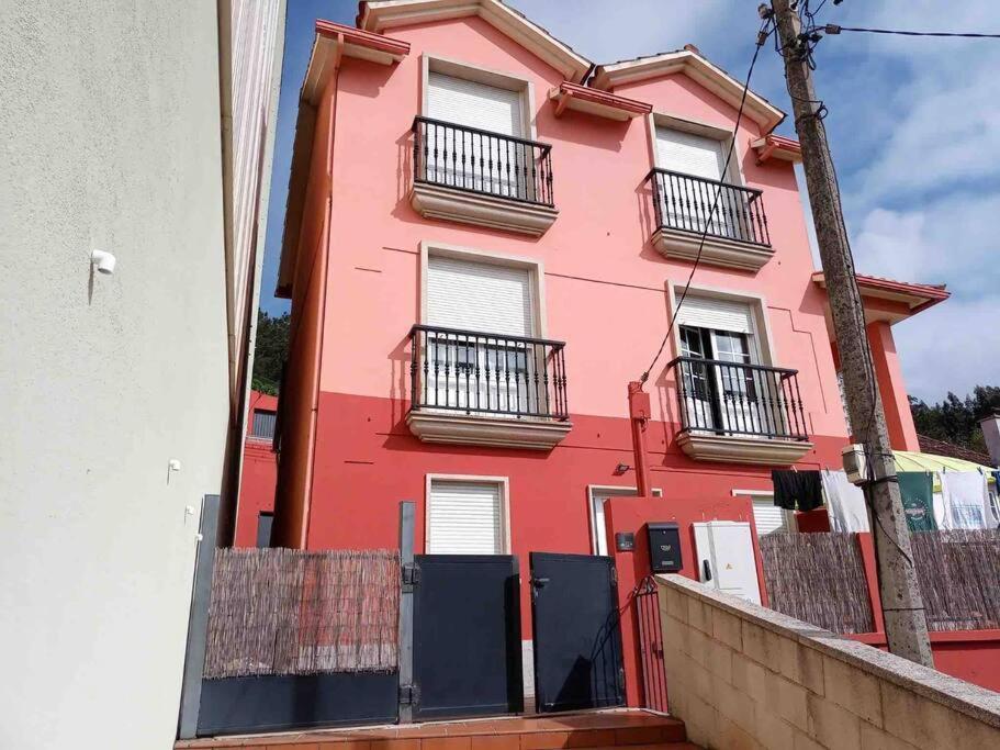 Agradable Casa Con Patio A 100 Metros De La Playa Villa Vilarino  Buitenkant foto